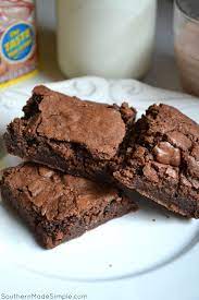 Nesquik Brownies A Perfect Back To School Treat Free Printable Southern Made Simple Recipe Easy Chocolate Desserts Nesquick Recipes How Sweet Eats