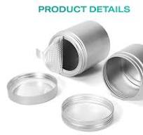 100ml 260ml 360ml 480ml Aluminum Packaging Custom Coffee Power Matcha Tin  Black Coffee Bean Tin Can Packaging Food Tin Can