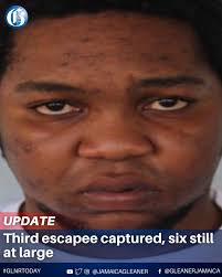 A third man who escaped from the Constant Spring Police lock-up in St  Andrew has now been recaptured. He is 23-year-old Talik Chambers, who is  charged with identity theft. Police had recaptured