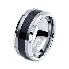 Mens Tungsten Carbide Wedding Band Ring 10mm 515 By Giftflavors 47 77 Mens Wedding Rings Tungsten Tungsten Mens Rings Black Tungsten Rings