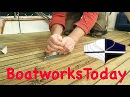 Howto Refinish A Teak Deck For Your Boat Youtube Sail Life Boat Deck