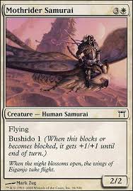 Bushido is auron's limit in kingdom hearts ii. Mothrider Samurai Chk Mtg Card