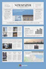 Newspaper Dossier Best Templates Newspaper Infographic