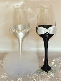 Copas De Decoradas Para Bodas Wedding Glasses Decorated Wine Glasses Wedding Wine Glasses