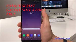Check out our complete guide to pricing and availability for samsung's newest flagship. How To Unlock Sprint Galaxy Note 8 For Free Techzai