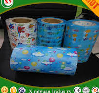 Different design of colored pp frontal tape for diaper ...