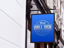 Its best to show your brand identity design. Free Classic Wall Sign Mockup Sign Mockup Sign Mockup Free Mockup Psd