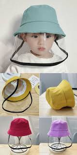 Protection Face Mask Outdoor Kids Safe Bucket Mask Hat In 2020 Easy Face Mask Diy Mask For Kids Face Shield Masks