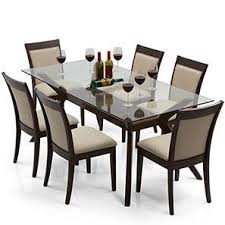 Dinner Table Set Wesley Dalla 6 Seater Dining Table Set Dark Walnut Finish Lat In 2020 6 Seater Dining Table Wooden Dining Table Designs Dining Table Design Modern