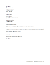 9+ how to accept a job offer email. Job Offer Acceptance Letter For Word