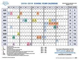 * new courses may not be added after the first week of classes (7 calendar days) without the approval of the instructor or department chair for the course. Proposed Calendar 2018 19 Montgomery County Public Schools Rockville Md