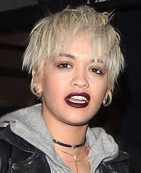 We prepared haircuts for a very special celebrity. Tomboy Rita Ora Unveils New Pixie Haircut In Ugly Printed Booties