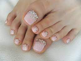 Modelo de uñas para pies con piedras. Disenos De Unas Para Pies Con Piedras 2018 Diseno De Unas