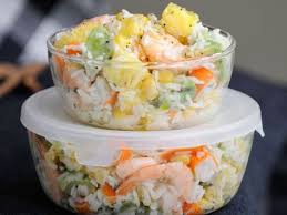 Decouvrez La Recette Salade Hawaienne Sur Cuisineactuelle Fr Salade Hawaienne Recettes De Cuisine Cuisine