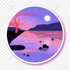 Free March Minimalist Starry Mountains Vector Landscape Illustration Png Ai Image Download Size 4167 4167 Px Id 833585526 Lovepik