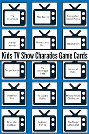 We are here to help you make jaws drop all around with some of the most difficult (and quirkiest) dumb charade movie names ever, that is not only impossible. Kids Tv Show Charades Cards Free Printable Charades Game Cards