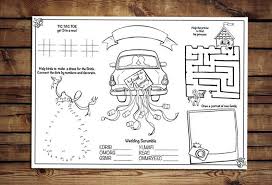 Here's a preview of all the worksheets included in this free wedding activity book (click the left and right arrows to see all the pages. Wedding Favor For Kids Colouring Activity Page Pdf Custom Favor Placemat Wedding Coloring Page For Children Instant Download In 2021 Kids Wedding Activities Wedding With Kids Wedding Coloring Pages