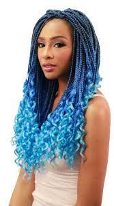 Braids Twists Box Braids Hairstyles Blue Box Braids Urban Beauty