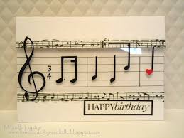 Handmade By Michelle Musical Happy Birthday Musical Birthday Cards Happy Birthday Cards Happy Birthday Music