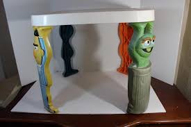 Vintage 1980 S Sesame Street Child S Table With Chairs Very Rare Tlc Great Fun Sesame Street Street Kids Kid Table