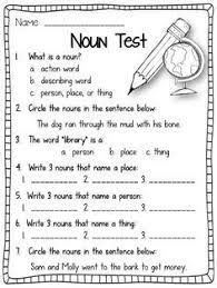 Second Grade Noun Worksheets Google Search 2nd Grade Grammar First Grade Writing 1st Grade Worksheets
