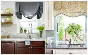 small kitchen window treatments