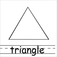 Huge collection of geometric shapes printable colouring pages online for free. Triangle Coloring Page For Toddlers Coloringbay