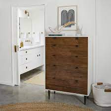 Envelo White Walnut 5 Drawer Dresser In 2021 Furniture 5 Drawer Dresser Home Decor