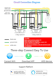 The white wire becomes the energized switch leg, as indicated by using black or red electrical tape. Ks 602f Us Wireless 3 Way Switch Wifi Smart Light Switch Manufacturer