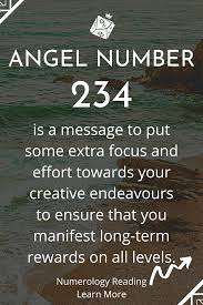 Numerology Angel Number 234 The Secret Meaning Of Numbers Numerology Learn To Read Number Meanings