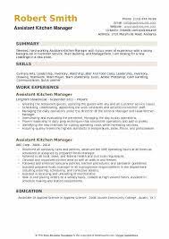 Kitchen manager jobs go fast. Assistant Kitchen Manager Resume Samples Qwikresume