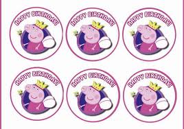 Maybe you would like to learn more about one of these? Peppa Pig Cupcake Toppers Birthday Printable