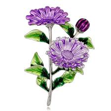 Tulip kuning adalah ekspresi keceriaan dan sinar matahari. Donia Perhiasan Fashion Wanita Ungu Enamel Bunga Matahari Bros Aksesoris Wanita Anak Pesta Hadiah Pasangan Terbaik Topi Bijoux Bros Aliexpress