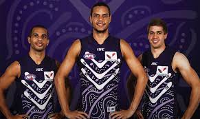 This year's fremantle guernsey is a . Freo Launch Indigenous Round Jumper Fremantlefc Com Au Fremantle Football Club Fremantle Dockers Dockers