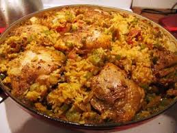 Arroz con pollo is an easy, comforting one pot meal that comes together in less than 45 minutes. Mama Ozzy S Table Arroz Con Pollo Cuban Chicken With Rice Cuban Chicken Arroz Con Pollo Recipes