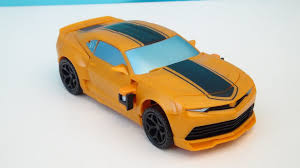2020 popular 1 trends in toys & hobbies, home & garden with bumblebee car toy and 1. Transformers 4 Bumblebee Flip N Change Age Of Extinction Video Toy Review Youtube