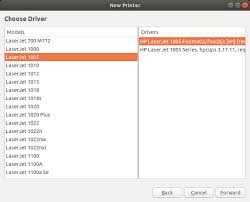 **for those having trouble with dot4_001 or pcl5**if dot4_001 is not present, try selecting usb001 instead and continue with all other steps.for those.but the hp laserjet 1010 and 1012 seem. Networking How To Connect To A Network Samba Printer In Ubuntu Ask Ubuntu