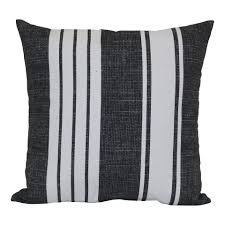 Black And White Striped Outdoor Cushions Walmart Mainstays Black And White Stripe Outdoor Pillow Walmart Com Striped Outdoor Pillow Outdoor Throw Pillows Outdoor Pillows