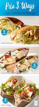 Greek Style Pita Pockets Recipes Ww Usa Recipe Food Recipes Greek Recipes