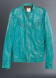 Diesel Men S Apparel Male Blue Azure Leather Jacket Mens Outfits Casual Jacket Jackets