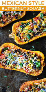 Stuffed Butternut Squash By Life Tastes Good Is A Meatless Meal Packed Full Of Fresh Flavors Inspired B Butter Squash Recipe Recipes Butternut Squash Recipes