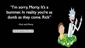 Morty gives the best speech to his sister about the nature of the universe and life's futility. 97 Deep Rick And Morty Quotes About Life Love