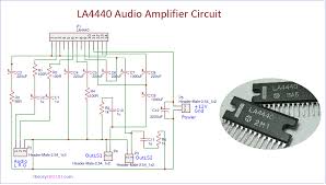 • r6 (r7) − used at bridge amplifier mode in order to. La4440 Amplifier Circuit Board