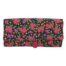 Pochette A Bijoux De Voyage Rouge Fleurie Bibop Et Lula Bijoux De Voyage Pochette Bijoux