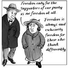 If 'freedom' becomes 'privilege', the workings of political freedom are broken. Do You Know Red Rosa This Is Rosa Luxemburg In Her Own Words And Why She Matters Today Bbc News