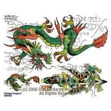 See more ideas about ed hardy tattoos, ed hardy designs and tattoos. Don Ed Hardy Three Vintage Dragons Tattoo 4 X 3 On Popscreen