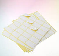 15PCS Blank Stickers Handwriting Self Adhesive Sticky Label Classify Price  Label for Office Shop School- 25x42mm