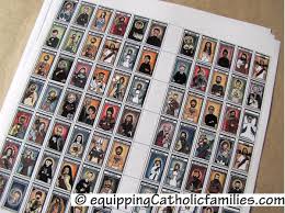 This money helps support the costs of running this site, and creating new catholic resources for children. 461 Saint Stickies Original Catholic Artwork