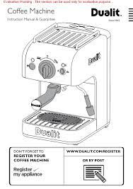 Dualit spares and spare parts. Spare Parts And Accessories For Dualit 3 In 1 Espressivo Coffee Machine Polished Finish Dcm2x 84440 Dl999 Easyequipment Uk