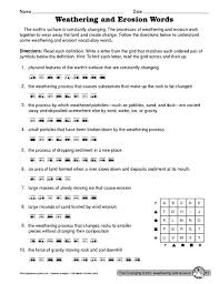 Science Worksheet Erosion And Weathering The Mailbox Weathering And Erosion Science Worksheets Erosion